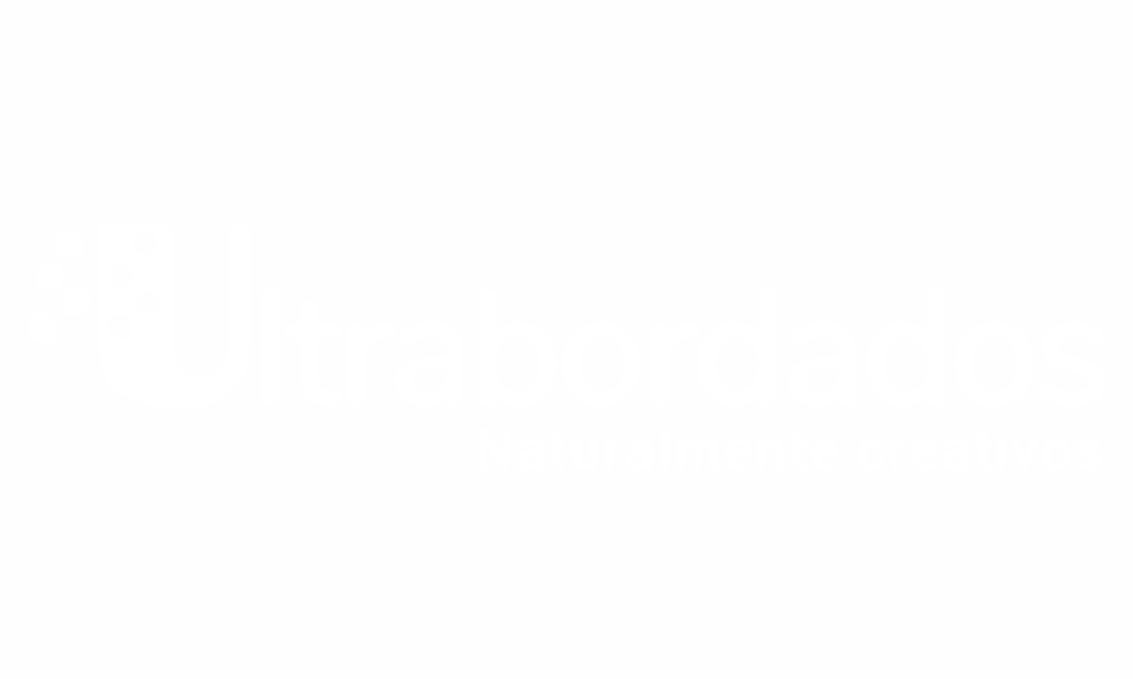 Nuevo logo de Ultrabordados desde 2022 Blanco